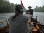 Rowing in the rain