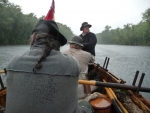 Rowing in the rain